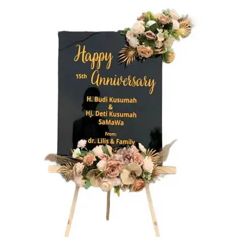 Papan Bunga Akrilik Seponti