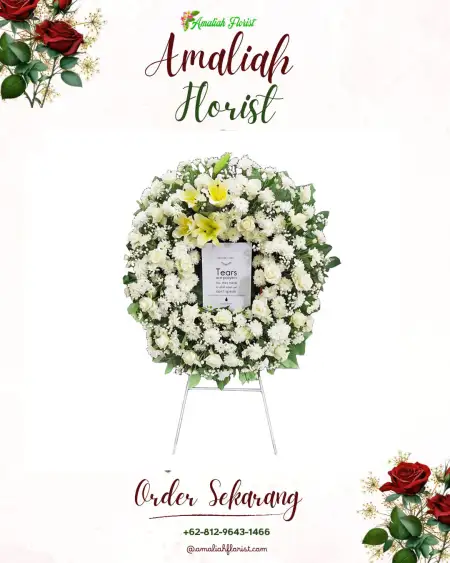 Krans Bunga Duka Seponti